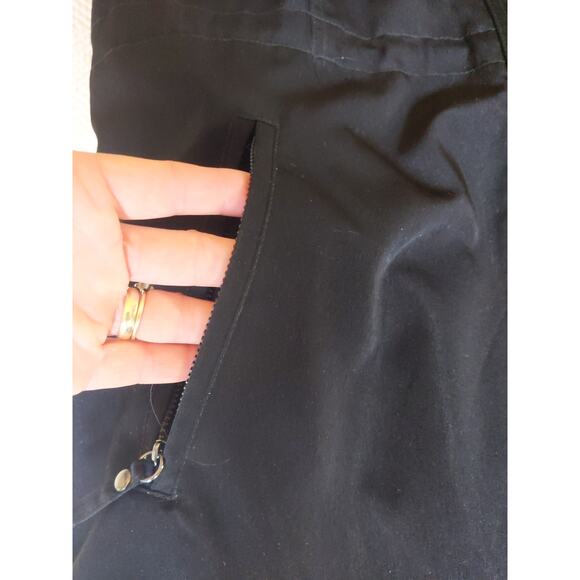 NAUTICA Women's Navy Cream Trench Coat Large Plaid Lining Classic Preppy Style - Picture 7 of 10